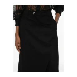 The Nina Studio Bukser*Gonna Pantalone Effetto Wrap Sort