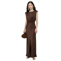 Semicouture Kjoler*Gown Brun