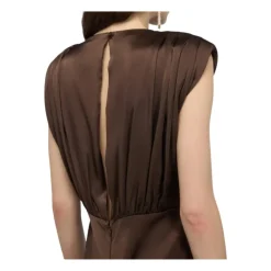 Semicouture Kjoler*Gown Brun