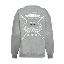 Sofie Schnoor Sweatshirts*Melange Ski Patrol Sweatshirt til Kvinder Grå
