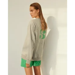 Sofie Schnoor Sweatshirts*Melange Sweatshirt til Kvinder - S232331 Grå