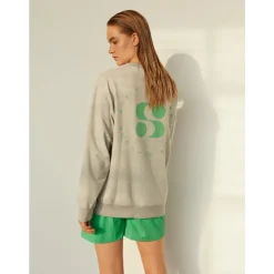 Sofie Schnoor Sweatshirts*Melange Sweatshirt til Kvinder - S232331 Grå