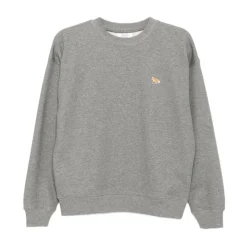 Maison Kitsuné Sweatshirts*Sweater med Lange Ærmer Grå