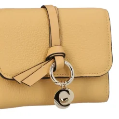 Chloé Clutch*Grained Leather Clutch Gul