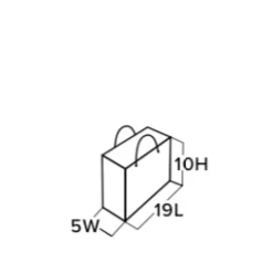 Rue Madam Punge & Kortholder*Graveret logo pung og kortindehaver sæt Gul
