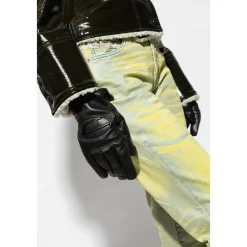 Diesel Handsker*G-Reies Leather Gloves Sort