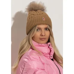 Moncler Huer & Kasketter*Grenoble Apres-Ski Hue Brun