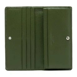 Gianni Chiarini Punge & Kortholder*læderpung med trykknap Grøn