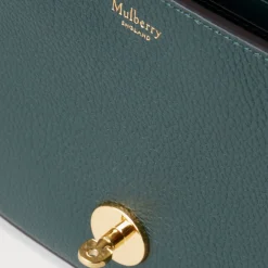Mulberry Skuldertasker*Lille Klassisk Korn Satchel Grøn