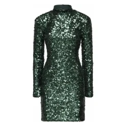 PINKO Kjoler*Tylkjole med høj hals Grøn