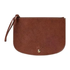 Longchamp Clutch*Grøn Zip Clutch Brun