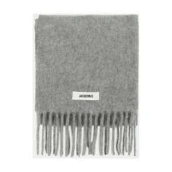 Jacquemus Tørklæder*t Uldtørklæde - Carro Style Grå