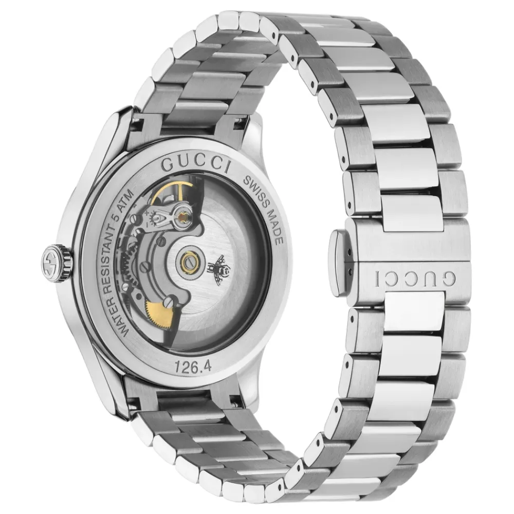 Gucci Ure*G-Timeless Sølv 38mm Multibee Ur Grå