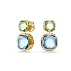 Swarovski Smykker*Guld Krystaløreringe, Elegant Valg Multifarvet