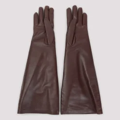 Saint Laurent Handsker*Handsker i lammeskind Brun