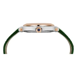 Chopard Ure*Happy Sport Kvartsur med Skive og Flydende Diamanter Grøn