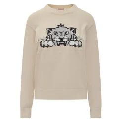 Kenzo Sweatshirts*Happy Tiger Jumper Beige