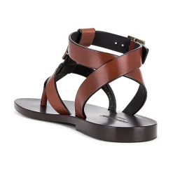 Saint Laurent Sandaler*Hardy lædersandaler Brun