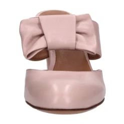 Chie Mihara Stiletter*Heeled Mules Pink
