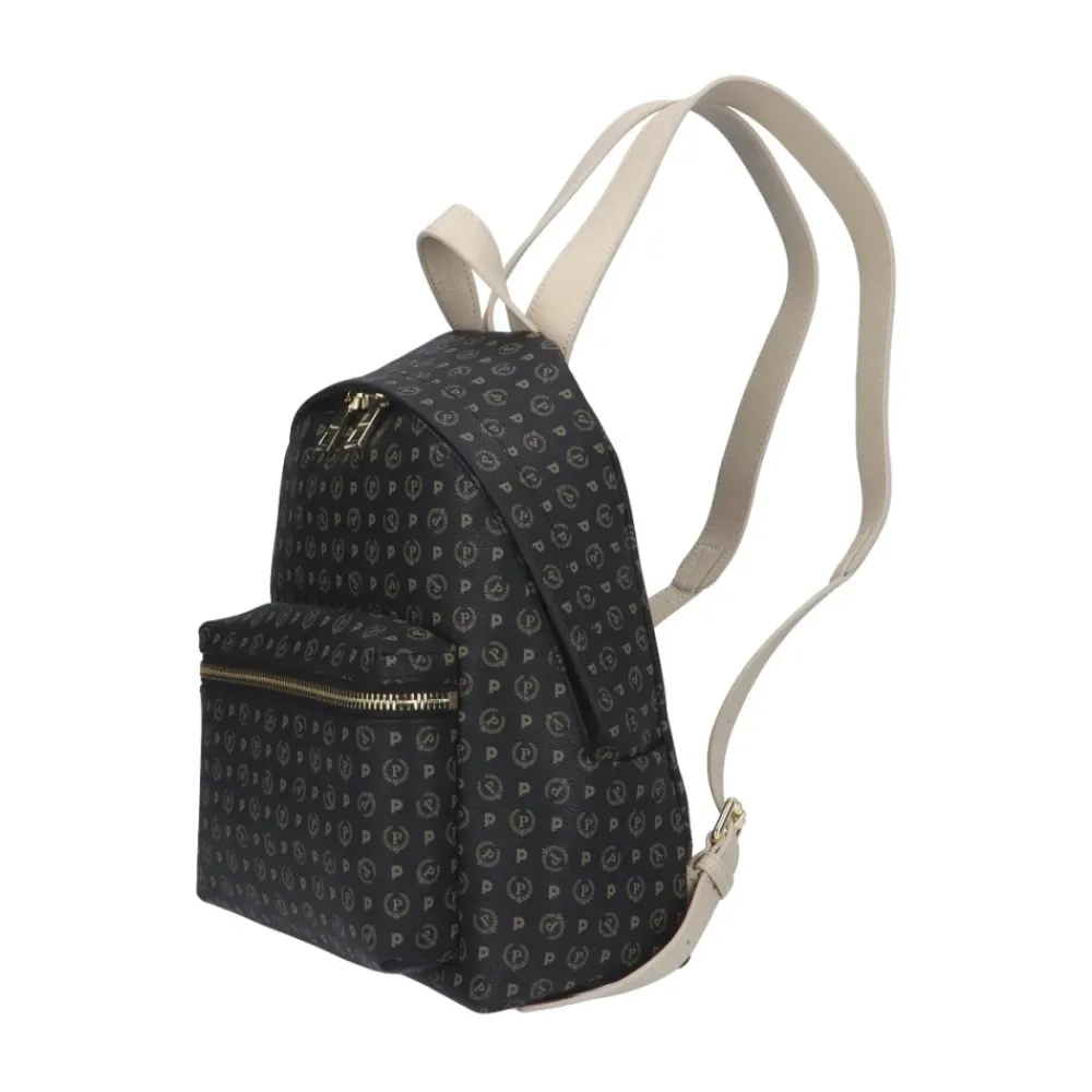 Pollini Rygsække*Heritage Eco-Læder Rygsæk Sort