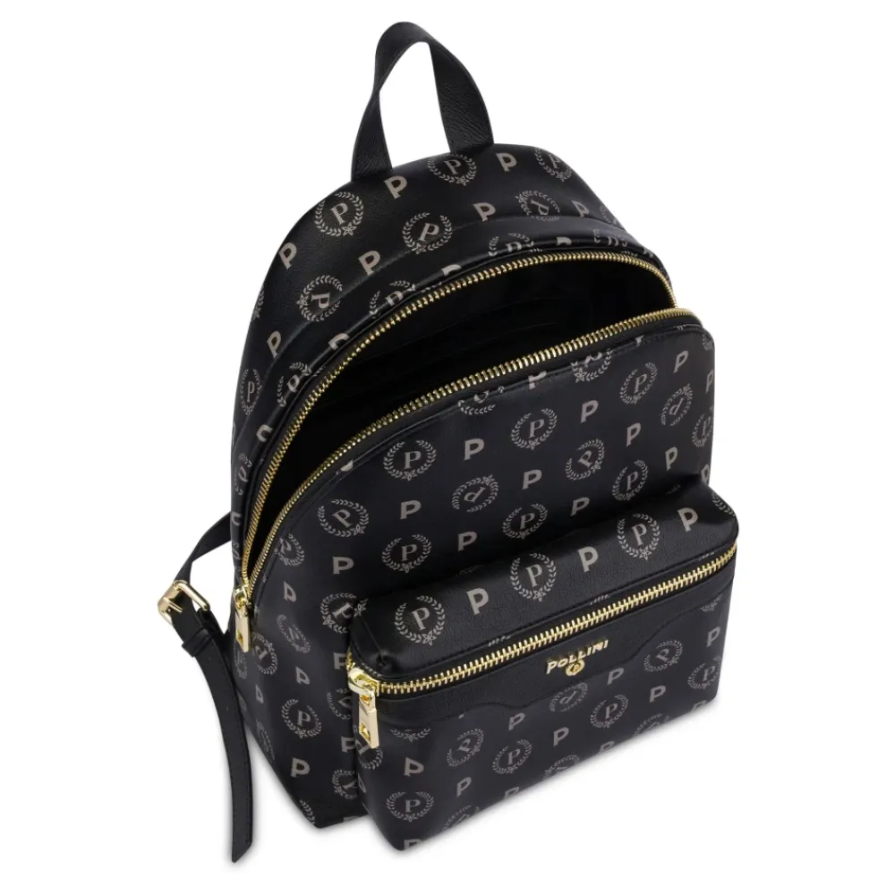 Pollini Rygsække*Heritage Rygsæk Sort