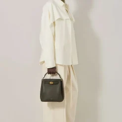 Mulberry Håndtasker*HH9390-205Q749 Lille Klassisk Grain Bucket Bag Grøn