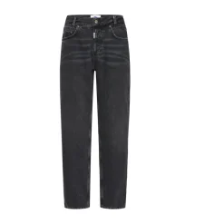 Ball Jeans*Højtaljede Cropped Jeans Vask Sort