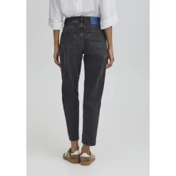 Ball Jeans*Højtaljede Cropped Jeans Vask Sort