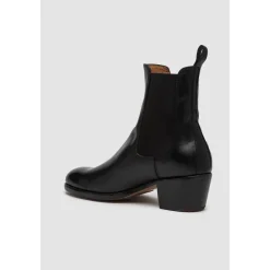 Elia Maurizi Støvler*Håndlavet Chelsea ankelstøvle i grå Sort