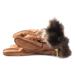 Restelli Guanti Handsker*Håndlavet Italiensk Brandy Ski Handsker Brun