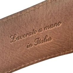 Paolo Vitale Bælter*Håndlavet Læderbælte - Model 1087499 Multifarvet