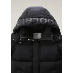 Woolrich Frakker*Hollow Lang Parka med Street Style Detaljer Sort