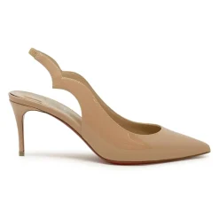 Christian Louboutin Pumps*Hot Chick Sling 70 Beige