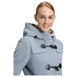 Gil Bret Frakker*Hætte Dufflecoat med Toggle Lukninger Blå