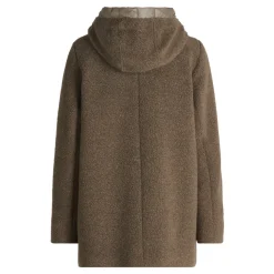 Gil Bret Jakker*Hættet uldjakke Sporty stil Brun