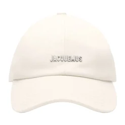 Jacquemus Huer & Kasketter*Kanvas Baseball Hat Hvid