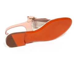 Santoni Sandaler*Hvid lædersandal med tårem Multifarvet