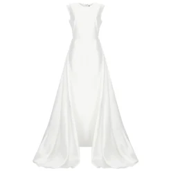 Solace London Kjoler*Ærmeløs Kjole med Bagtøj Hvid