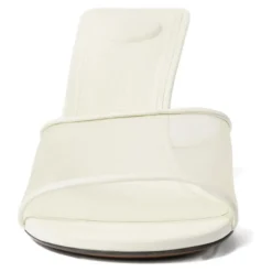 Jacquemus Stiletter*e lædersandaler Hvid