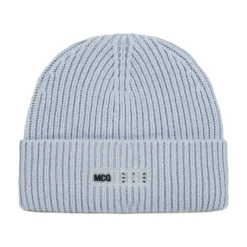 Alexander McQueen Huer & Kasketter*Ic0 Logo Uld Beanie Lilla