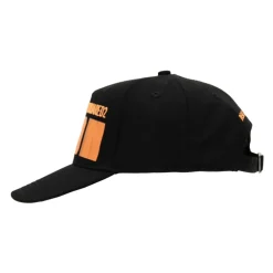 Dsquared2 Huer & Kasketter*Ikon Baseballkasket med spænde lukning Sort