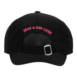 Dsquared2 Huer & Kasketter*Ikonisk baseballkasket med spænde Sort