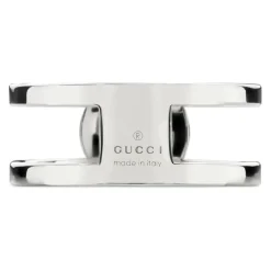 Gucci Smykker*Interlocking Interlocking G ring i sterlingsølv_stor 9mm Grå