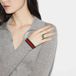 Gucci Smykker*Interlocking Ring i lyserød guld Multifarvet