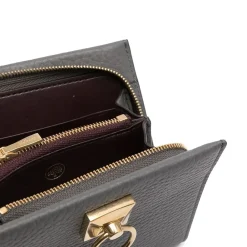 Mulberry Clutch*Iris Coin Zip Around Clutch Grå