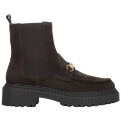 Estro Chelsea Boots*Italienske Velour Chelsea Boots Brun