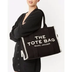 Marc Jacobs Indkøbstasker*Jacquard Stor Tote Taske Sort
