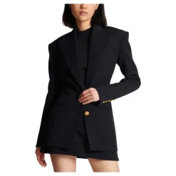 Balmain Jakker*Jakke med snøreliv og 2 knapper Sort