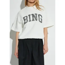 Anine Bing T-Shirts*Jay Kortærmet T-shirt Hvid