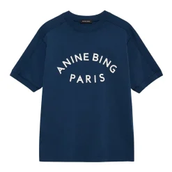 Anine Bing T-Shirts*Jaylin Top & T-Shirt Blå